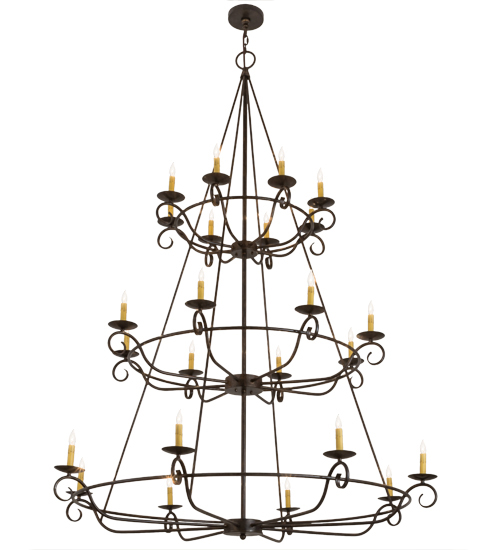 60" Wide Estrella 24 Light Three Tier Chandelier | 166524