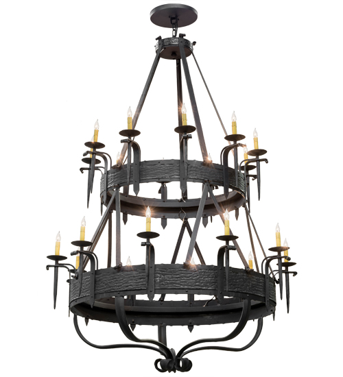 56"W Costello 20 LT Two Tier Chandelier | 166715