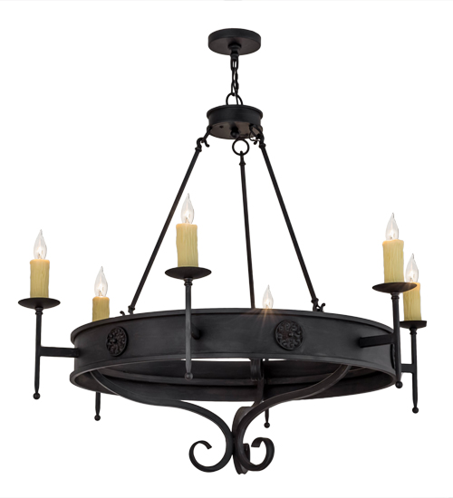48" Wide Lorenzo 6 Light Chandelier | 166957