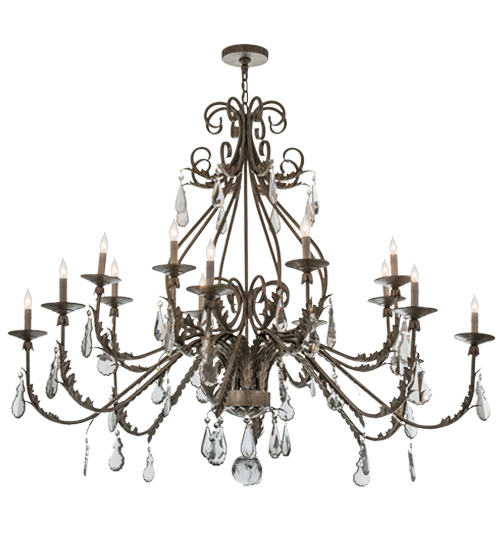60"W French Elegance 16 LT Chandelier | 169173