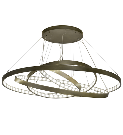 60" Wide Anillo 4 Ring Cascading Chandelier | 173164