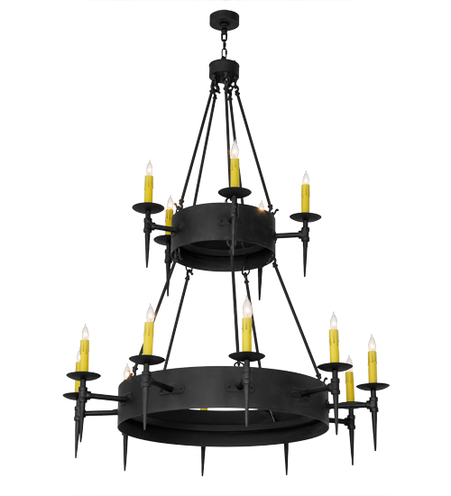 50"W Thorndike 15 LT Two Tier Chandelier | 177277