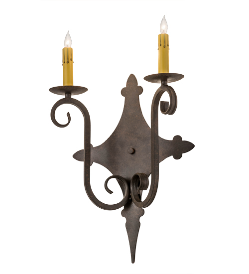 12"W Angelique 2 LT Wall Sconce | 177298