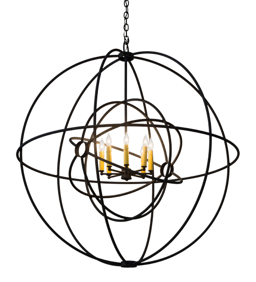 43"W Atom Enerjisi 8 LT Chandelier | 183063