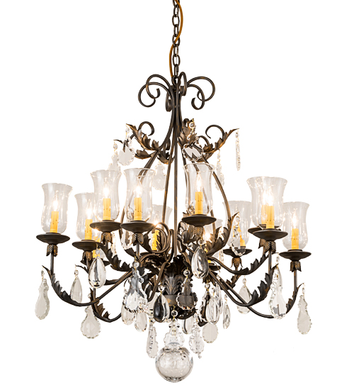 36"W French Elegance 12 LT Chandelier | 188392