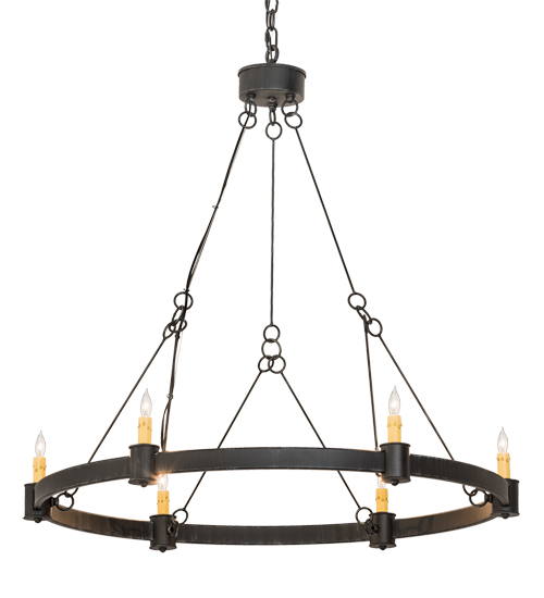 36"W Kenosha 6 LT Chandelier | 190565