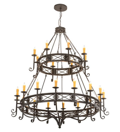 72"W Gina 24 LT Chandelier | 190675