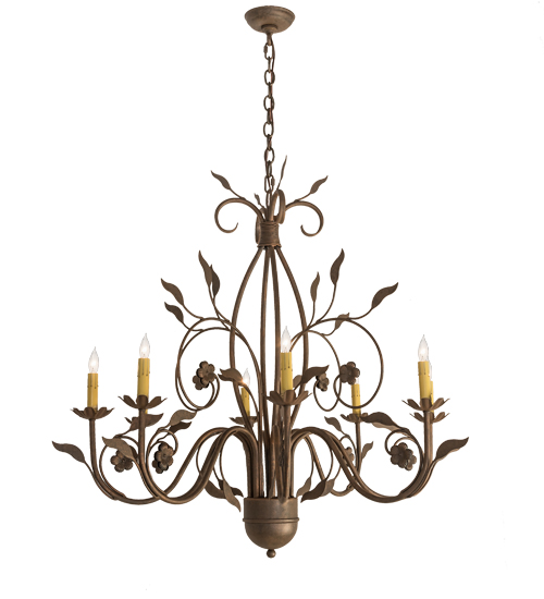 36" Wide Bordeaux 8 LT Chandelier | 195821