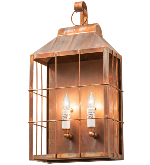 9" Wide Coachman Avignon Lantern Hanging Wall Sconce | 19844
