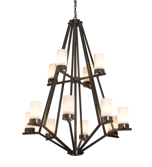 42" Wide Galen 12 LT Two Tier Chandelier | 200633