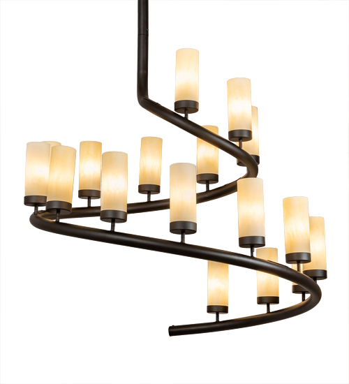 60" Wide French Horn 17 Light Chandelier | 214988