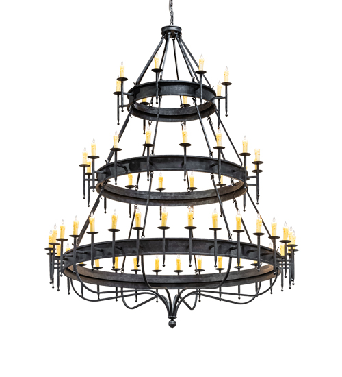 96" Wide Marta 56 Light Three Tier Chandelier | 220303