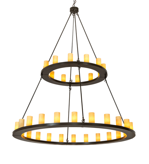 72" Wide Loxley 36 Light Two Tier Chandelier | 222247