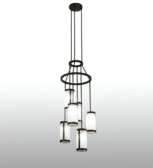 24" Wide Putrelo 6 Light Cascading Chandelier | 225670