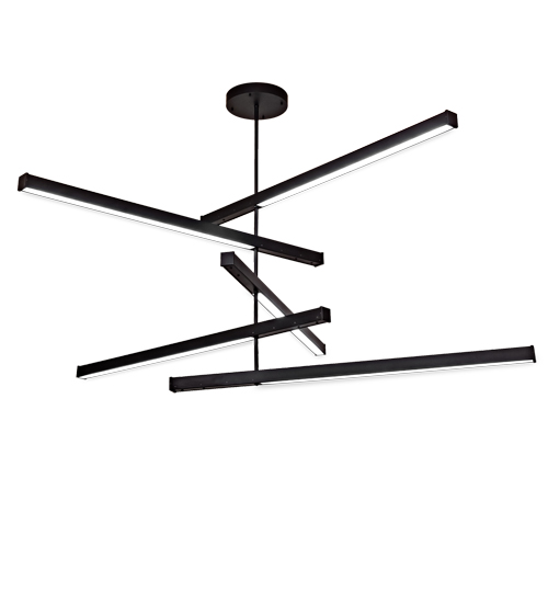 94" Wide Trax 5 Light Cascading Pendant | 225936