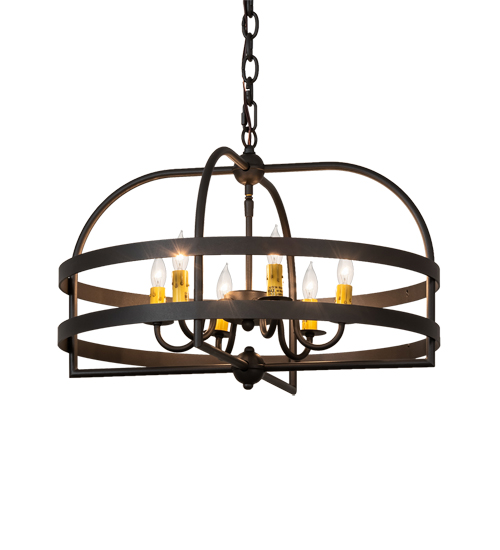 22" Wide Aldari 6 Light Chandelier | 233402
