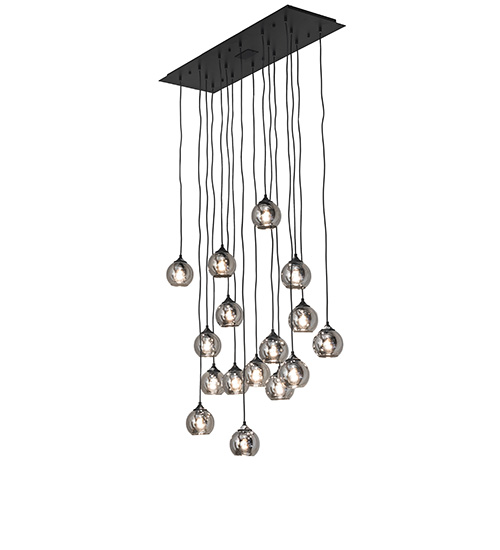 48" Long Alva Orb 16 Light Cascading Pendant | 245328