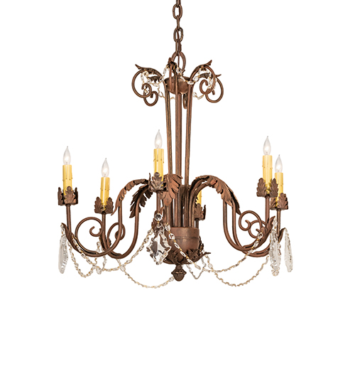 30" Wide Lindsay 6 Light Chandelier | 249787