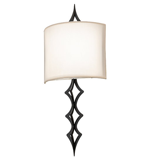 12" Wide Cilindro Diamente Wall Sconce | 250108