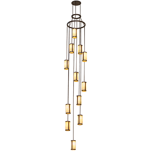 30" Wide Cartier 12 Light Cascading Chandelier | 259624