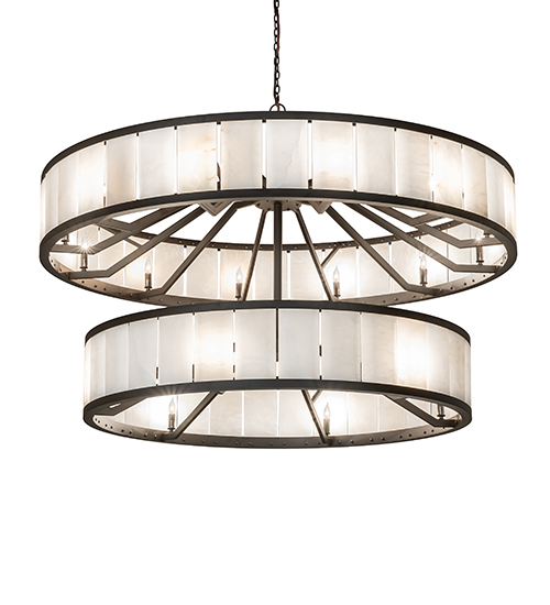 60" Wide Hokaiseki Two Tier Chandelier | 265762
