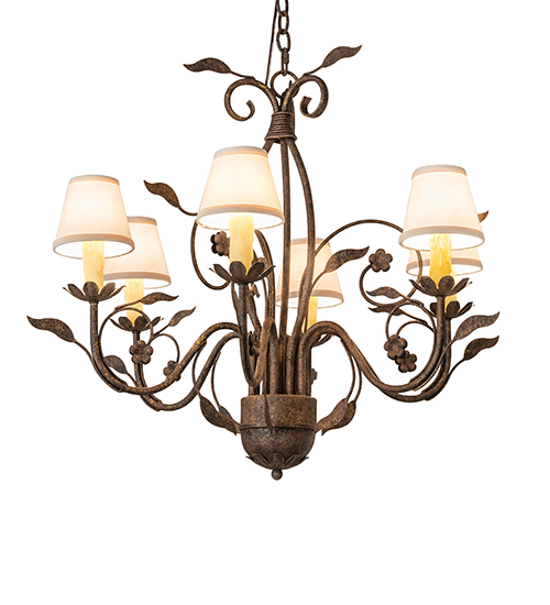 31" Wide Bordeaux 6 Light Chandelier | 270774