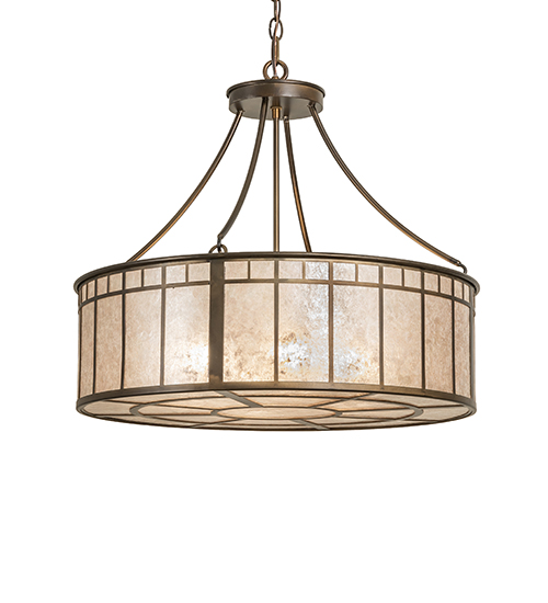 24" Wide Glendale Mission Inverted Pendant | 271105