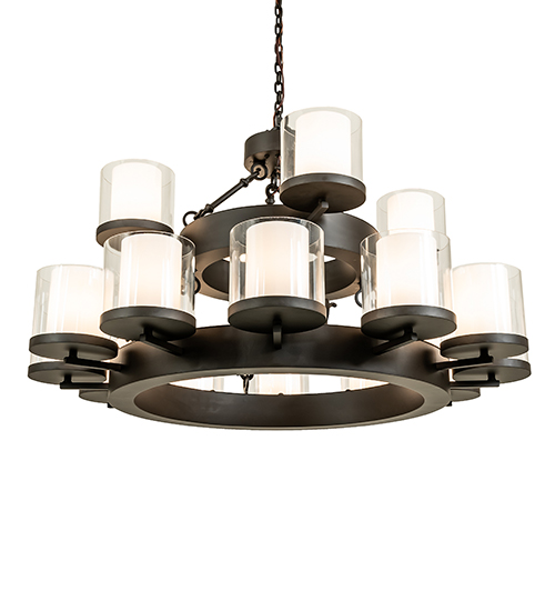 40" Wide Noziroh Ring 16 Light Two Tier Chandelier | 272958