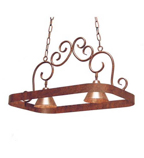 32" Long Elana 2 Light Pot Rack | 117636
