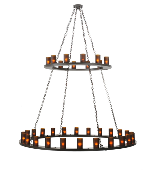 72"W Loxley 36 LT Two Tier Chandelier | 112325