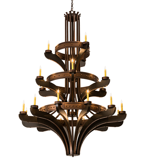 62" Wide Castilla 21 Light Three Tier Chandelier | 115048