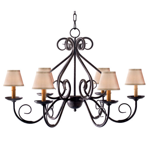 36" Wide Jenna 6 Light Chandelier | 116413