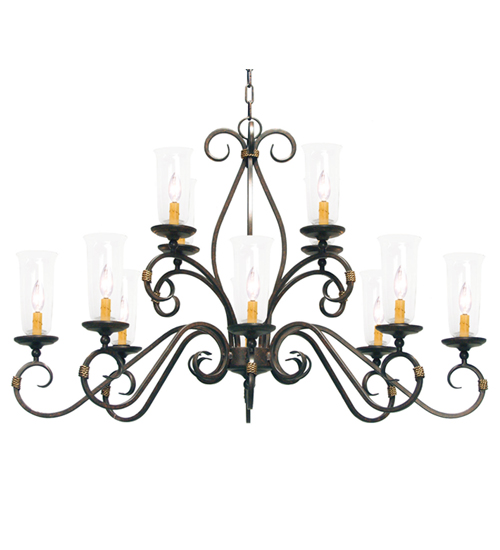 48" Wide Zola 12 Light Two Tier Chandelier | 116728