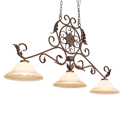 54" Long Christabel 3 Light Oblong Pendant | 118120