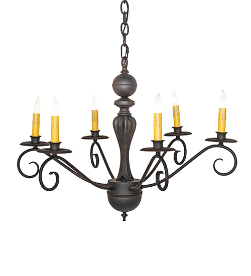 28" Wide Emory 6 Light Chandelier | 119639