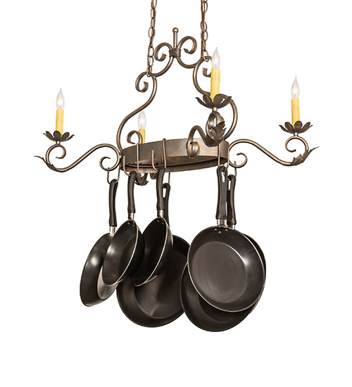 32" Long Eloise 4 Light Pot Rack | 120245