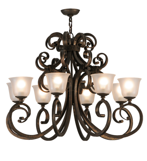 37"W Belvedere 8 LT Chandelier | 120273