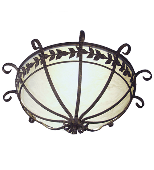 24" Wide Florentine Flushmount | 120780