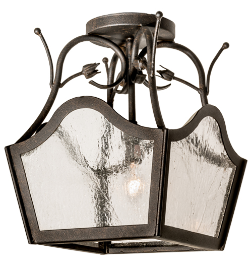 10" Square Terena Semi-Flushmount | 122181