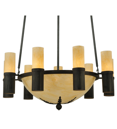 61" Wide Bella Sala 9 Arm Chandelier | 125753
