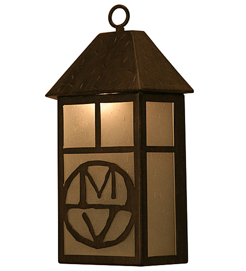 12"W Personalized "MV" Wall Sconce | 135291