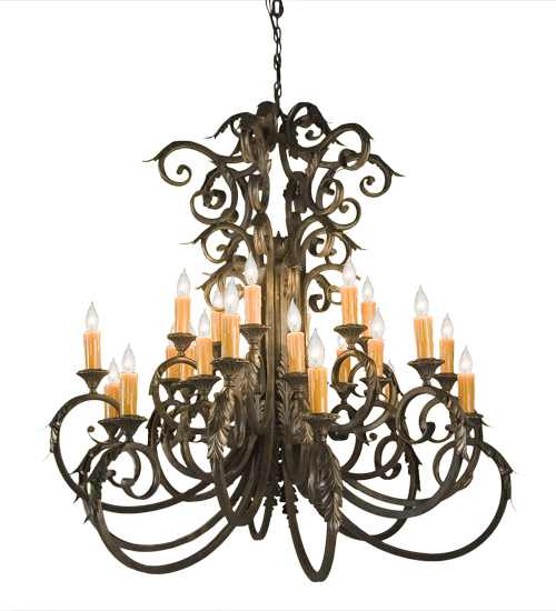 48" Wide Serratina Chandelier | 135611