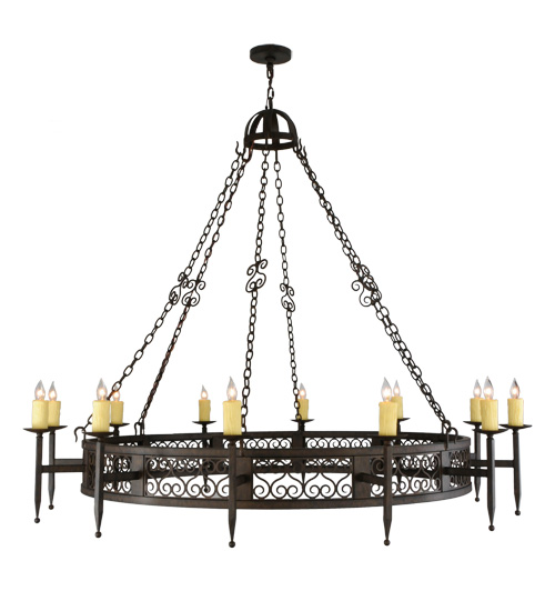 72"W Toscano 12 LT Chandelier | 142552