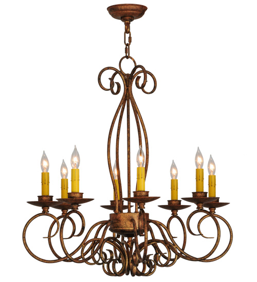 26" Wide Elisha 8 Light Chandelier | 142864