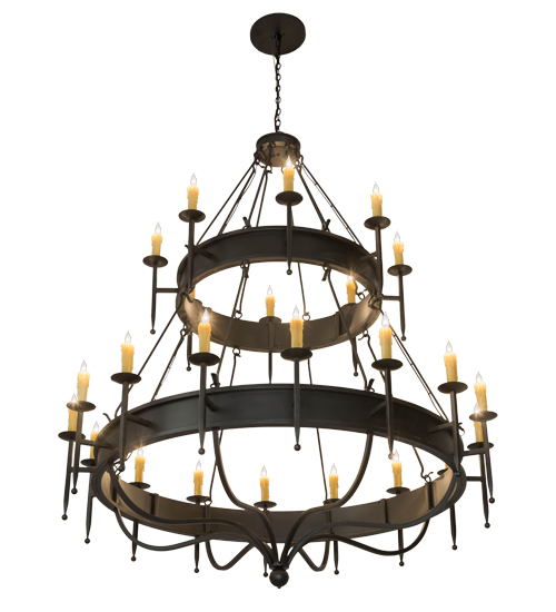 72" Wide Marta 24 Light Two Tier Chandelier | 153295