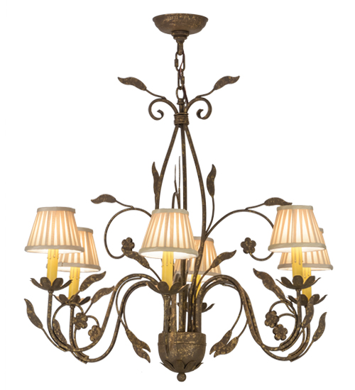 30"W Bordeaux 6 LT Chandelier | 154148