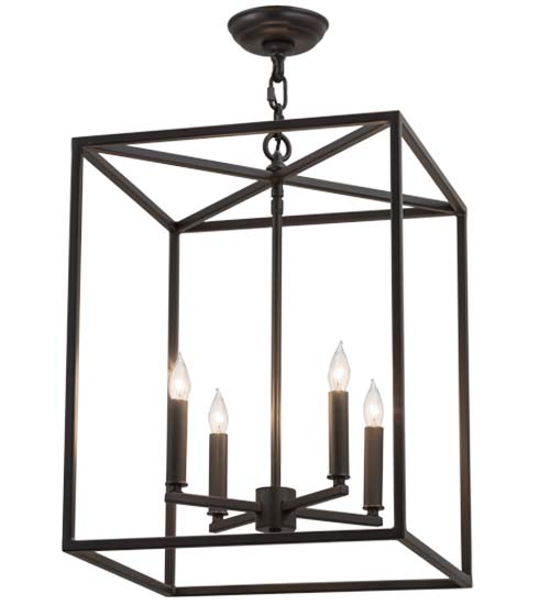 16" Square Kitzi Box Pendant | 163666