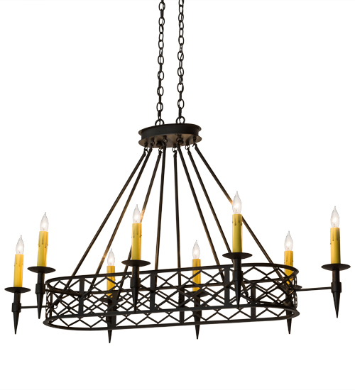 55" Long Topridge 8 LT Chandelier | 171574