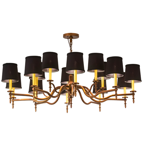 52" Wide Toby 15 Light Chandelier | 175881