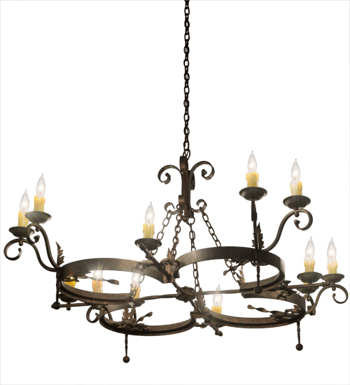 60"W Andorra 12 LT Chandelier | 183798